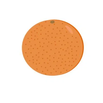 Orange orange isolated on white background. Fruit. Illustration. Stock Illustration