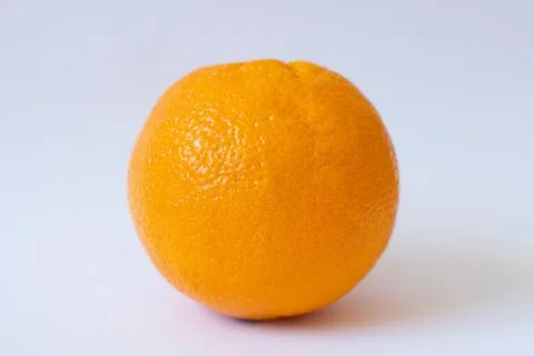 Orange oranges on a white isolated background Stock Photos