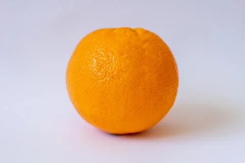 Orange oranges on a white isolated background Stock Photos