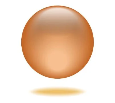 Orange orb graphic vector eps10 Stock Illustration