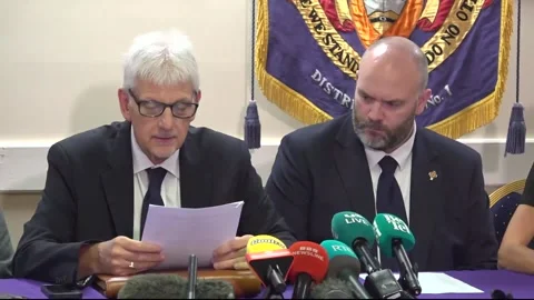 Orange Order announces plan for ‘limited’ Drumcree Parade  Stock Footage 344553425