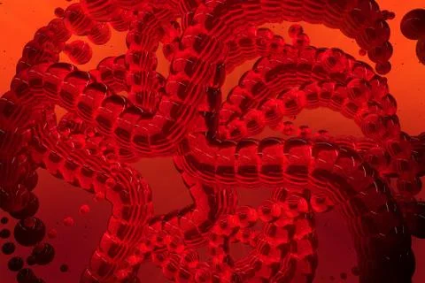 Orange Organic abstract background Stock Illustration