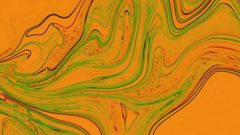 Orange Organic Animated Background Stock Footage 114243891