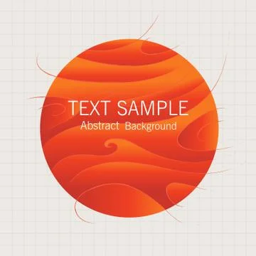 Orange Ornament Object Stock Illustration