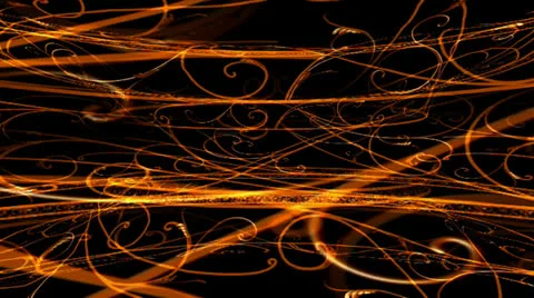 Orange Ornaments Motion Mapping Stockbeeldmateriaal 24720931