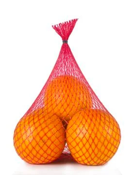 Orange pack without label Stock Photos