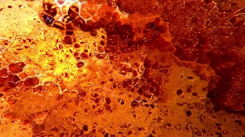 Orange Paint Abstract Explosion Background 4K Stock Footage 243595294