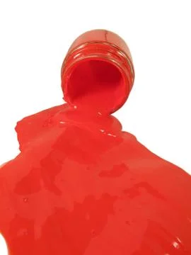Orange paint Stock Photos