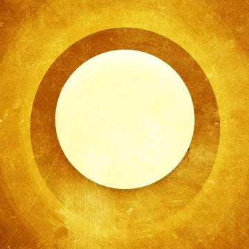 Orange paper round notes Stock Illustration