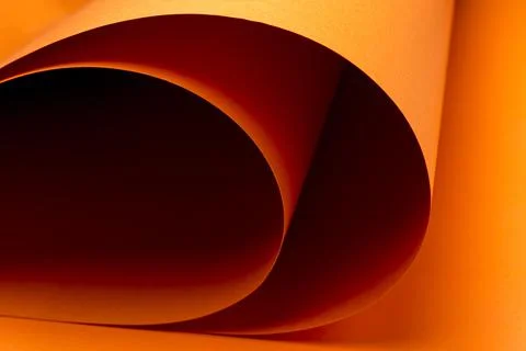 Orange paper sheets background design Stock Photos