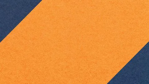 Orange paper texture background with dark blue corners and copy space for ban Stock Photos