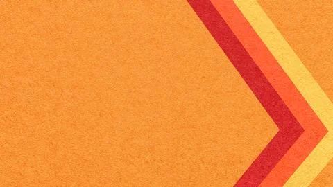 Orange paper texture background with red, yellow chevron stripes and copy s.. Stock Illustration