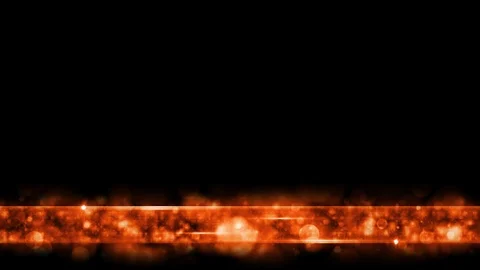 Orange Paricale Lower Third Stock Footage 96416951