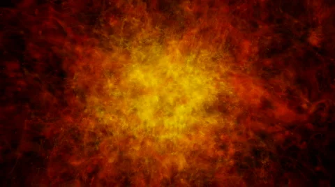 Orange particle bunch loopable background Stock Footage 502210