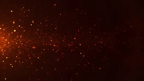 Orange Particle expanding from the left effect background Stock Footage 322910950