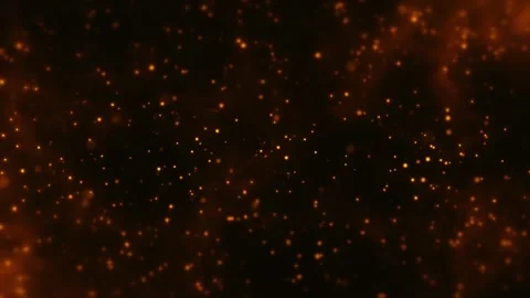 Orange Particle Field Stock-Footage 333580241