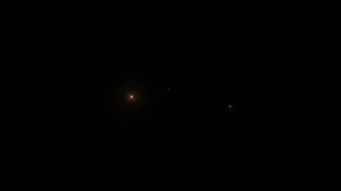 The orange particles are constantly twinkling Stock Footage 320010854