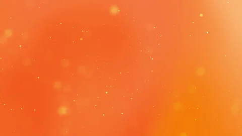 Orange particles dance against a backdrop of white and yellow bokeh. Stock Footage 307225146