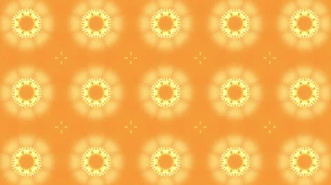 Orange Particles Kaleidoscope Stock Footage 45900885