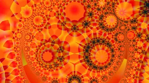Orange pattern Stock Footage 10921801