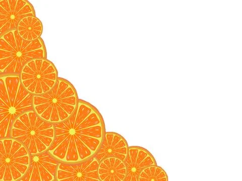 Orange pattern Stock Illustration