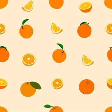 Orange pattern. Stock Illustration