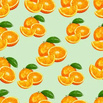 Orange pattern Stock Illustration
