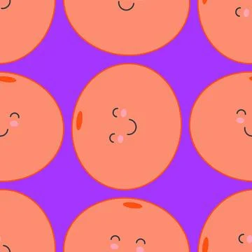 Orange pattern Stock Illustration