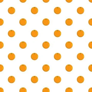 Orange pattern seamless Stock Illustration