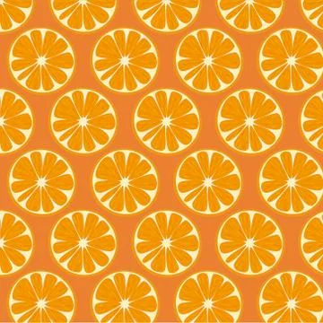 Orange Pattern Vector Illustration background. Stock Illustration