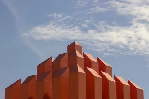 Orange peak Stock Photos