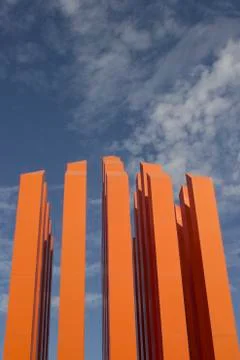 Orange peak Stock Photos