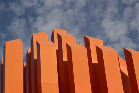 Orange peak Stock Photos