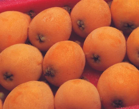 Orange pears Stock Photos