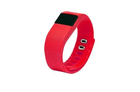 Orange pedometer Foto stock