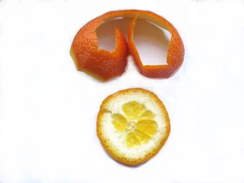 Orange peel Stock Photos