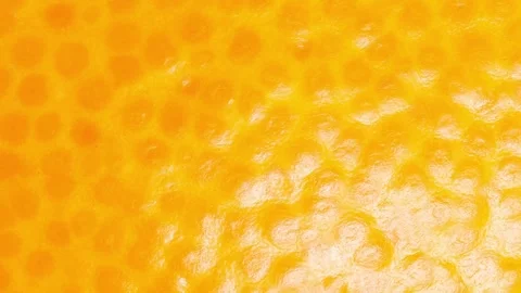 Orange peel surface, rotating, turning, close-up 스톡 동영상 240642003