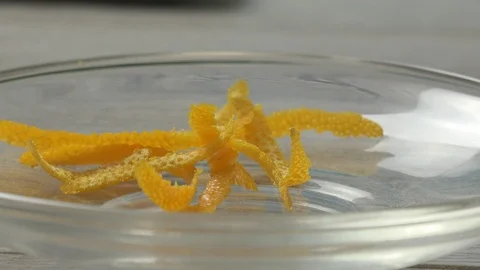 Orange Peeling Stock Footage 97222345