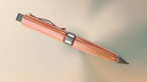 Orange Pen, usb pen flash drive Stock Illustration