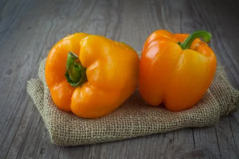 Orange pepper Stock Photos