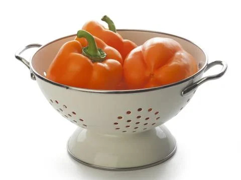 Orange pepper Stock-Fotos