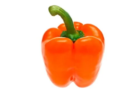 Orange pepper. Stock Photos