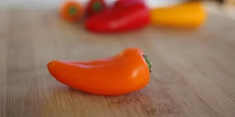 Orange pepper Stock Photos