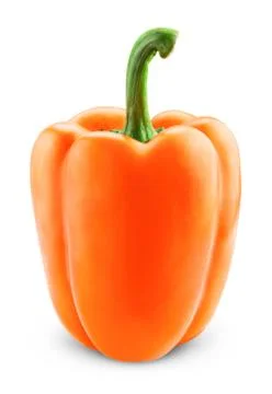 Orange peppers Stock Photos