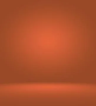 Orange photographic studio background vertical with soft vignette. Soft gradient Stock Illustration