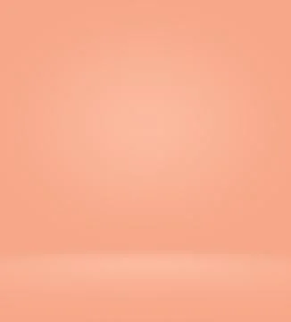 Orange photographic studio background vertical with soft vignette. Soft gradient Stock Illustration