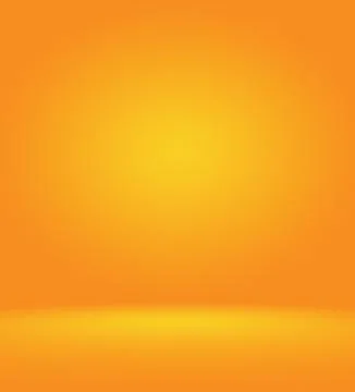 Orange photographic studio background vertical with soft vignette. Soft gradient Illustrazione stock