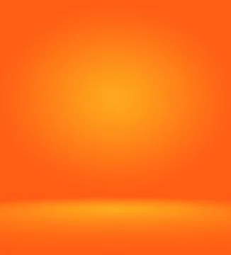 Orange photographic studio background vertical with soft vignette. Soft gradient Illustrazione stock