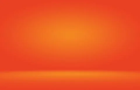 Orange photographic studio background vertical with soft vignette. Soft gradient Illustrazione stock