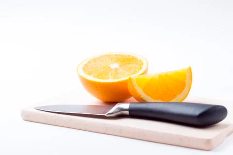 Orange pieces Stock Photos